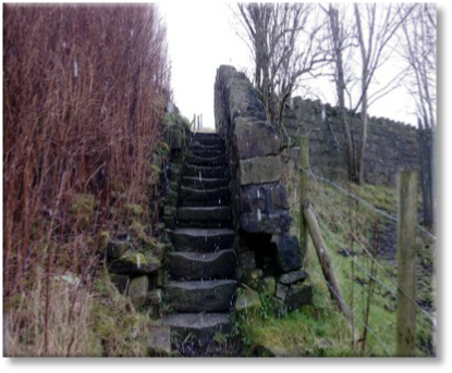 Grotton Lydgate Circular Walk Steps