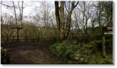 Quarries Walk - end of Delph Donkey