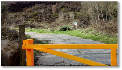 Quarries Walk - Moorgate Quarry entrance