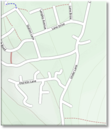 Grotton Lydgate Circular Route Map Section 1
